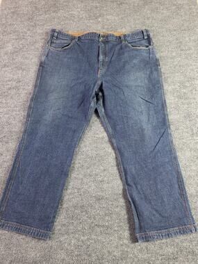 Duluth Ballroom Flex Jeans Mens Size 48x30 Blue Stretch Denim Relaxed Fit